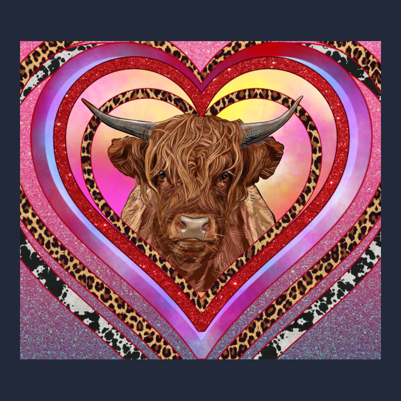 Highland Cow Valentine's Day Premium Sweatshirt by RanaPortraitStore | Teevron