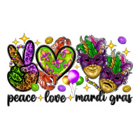 Peace Love Mardi Gras | Teevron