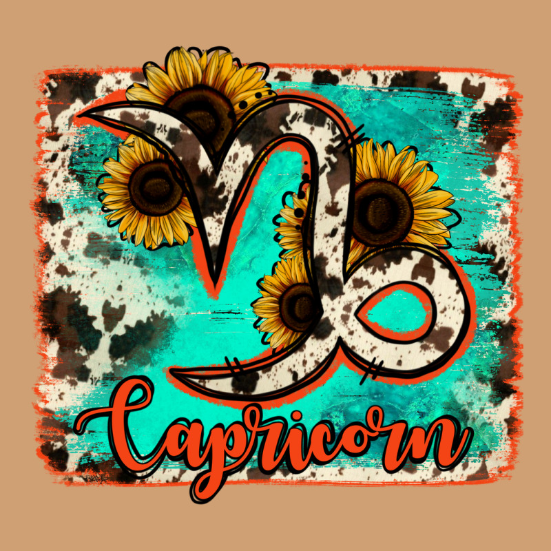 Capricorn Turquoise Cowhide Vintage Tee by RanaPortraitStore | Teevron