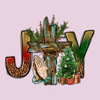 Joy Christmas With Cross Bbs Ladies Tee | Teevron