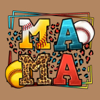Leopard Softball And Baseball Mama Mother's Day Long Sleeve Tee | Teevron