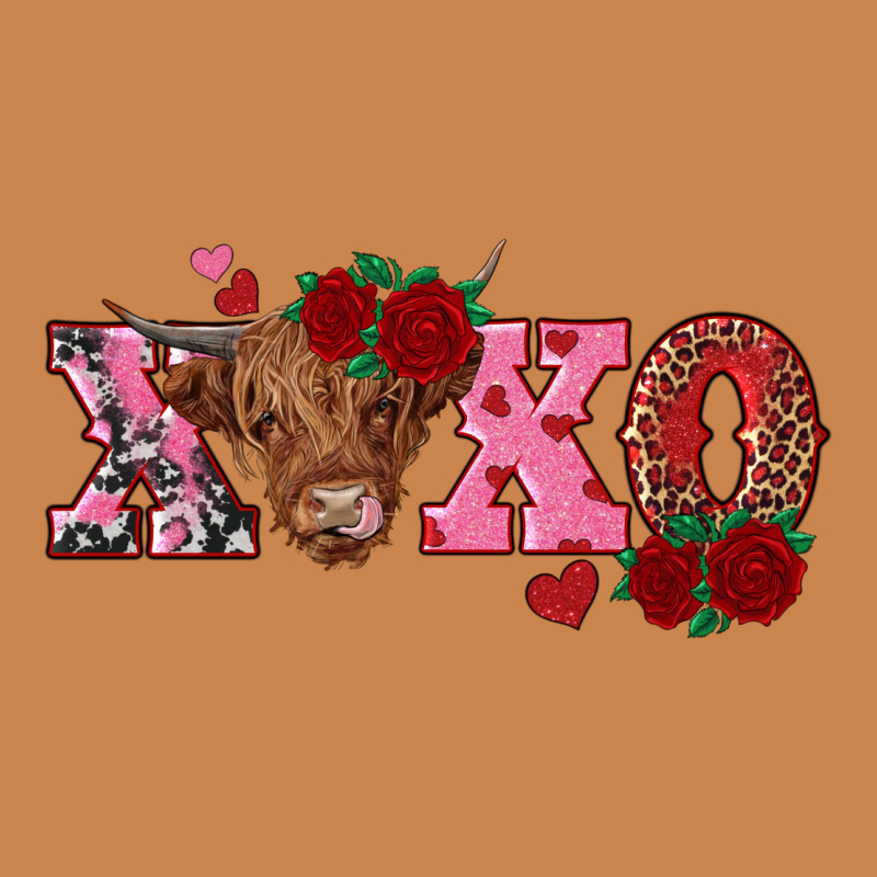 Xoxo Highland Cow Heavyweight Hoodie by RanaPortraitStore | Teevron