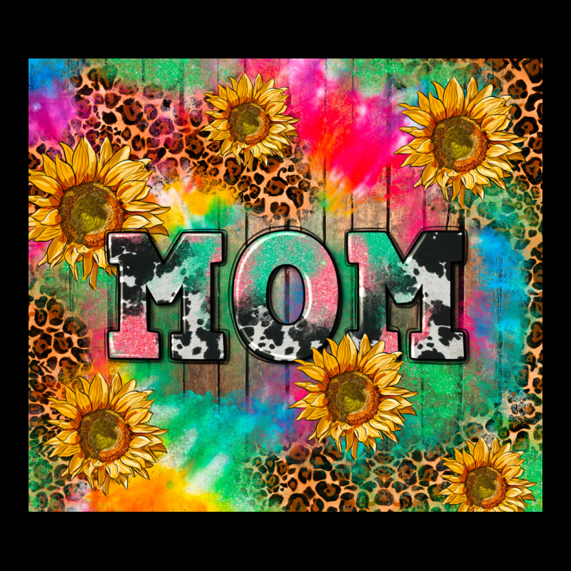 Mom Rainbow Sunflower Heavy Core Tee by CowGirlArtShop | Teevron