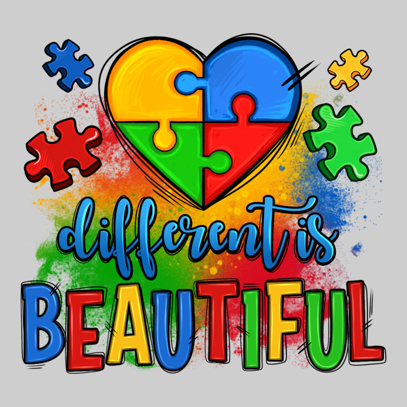 Different Is Beautiful Autism Premium Tee by OliviaCreatesArt | Teevron