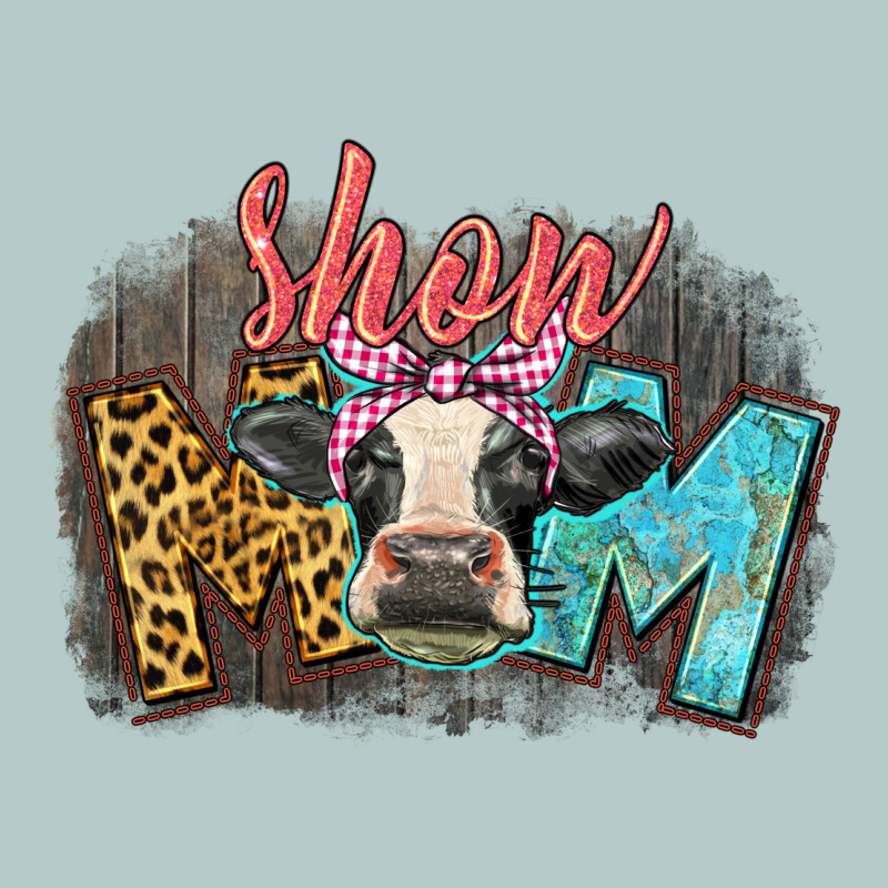 Show Mom Cow Heavy Core Tee by CowGirlArtShop | Teevron