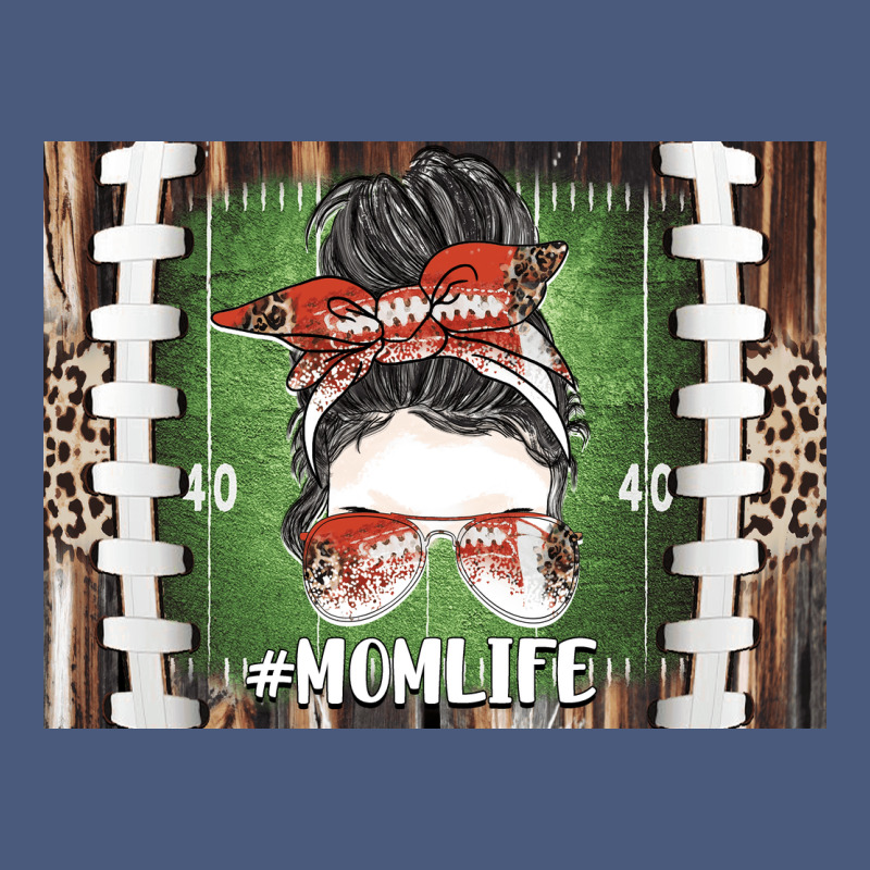 American Football Mom Life Vintage Hoodie by CowhideDigitalArt | Teevron