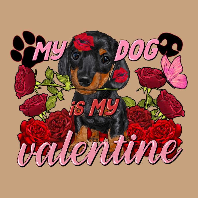 My Dog Is My Valentine Valentine's Day Vintage Tee by FaDigitalArtStudio | Teevron