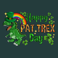 St. Patrick's Happy Pat T-rex Day With Rainbow Classic Tee | Teevron