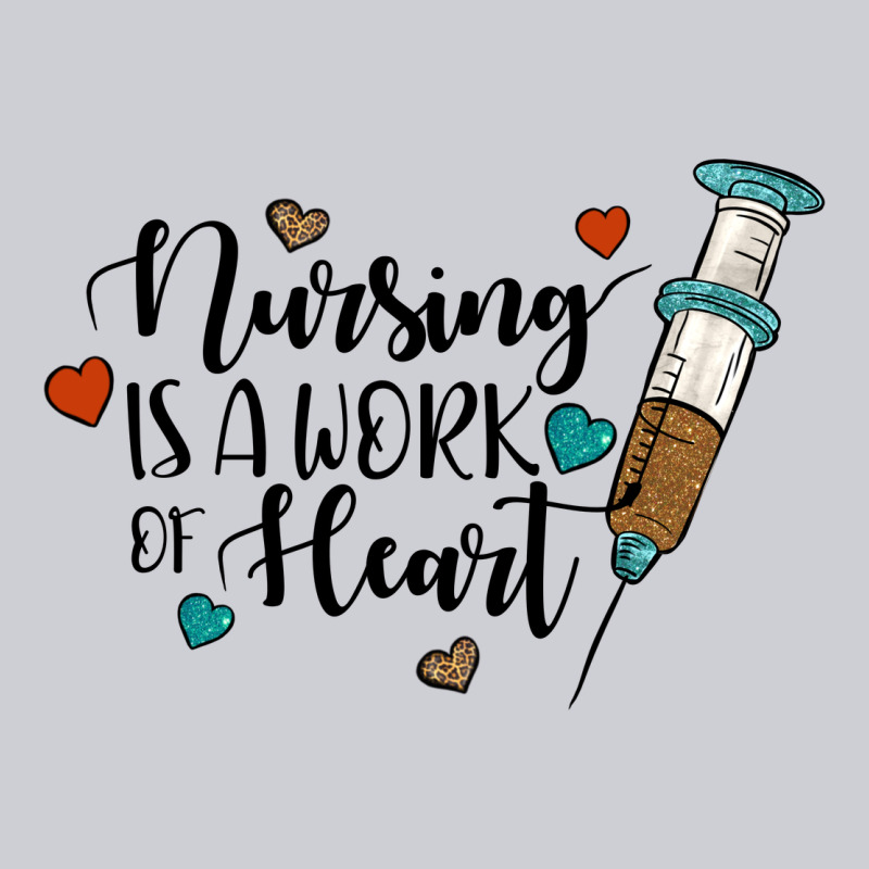 Nursing İs A Work Of Heart Heavyweight Sweatshirt by JahusDesignShop | Teevron