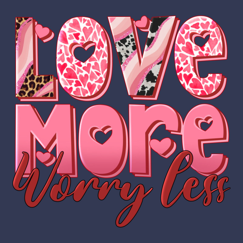 Love More Worry Less Heavyweight Hoodie by RanaPortraitStore | Teevron
