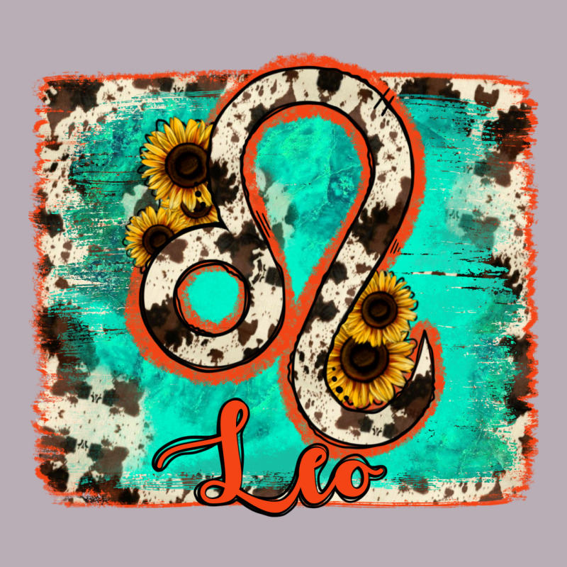 Leo Turquoise Cowhide Vintage Tee by RanaPortraitStore | Teevron