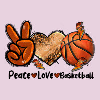 Peace Love Basketball Ladies Tee | Teevron