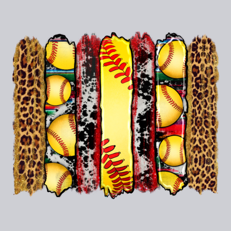 Softball Serape Leopard Cowhide Glitter Brushstrokes Classic Tee by Artiststas | Teevron