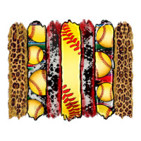 softball serape leopard cowhide glitter brushstrokes | Teevron