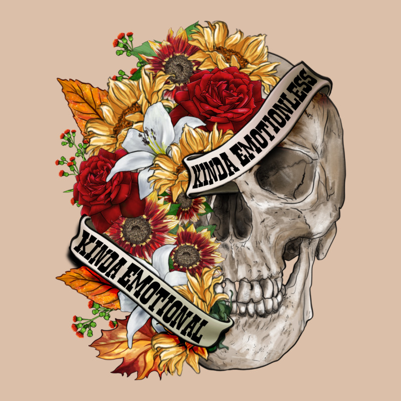 Skull Kinda Emotionless Kinda Emotional Urban Heavy Tee by FaDigitalArtStudio | Teevron