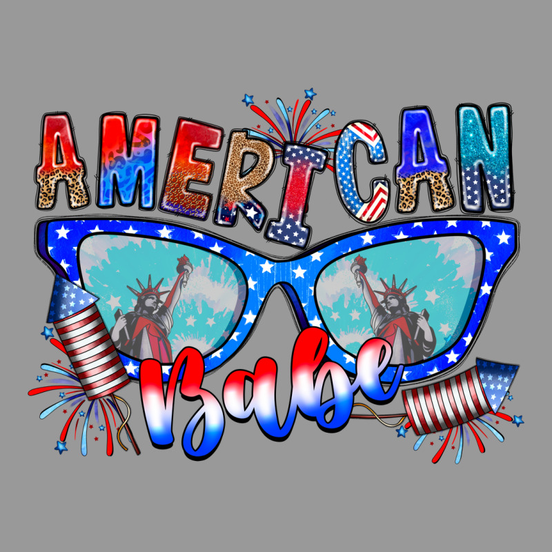 American Babe Vintage Hoodie by CowhideDigitalArt | Teevron