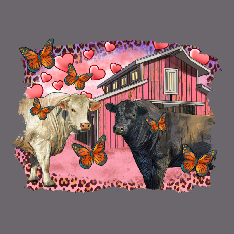 Valentine's Day Barn And Black Angus With Charolais Premium Sweatshirt by RanaPortraitStore | Teevron
