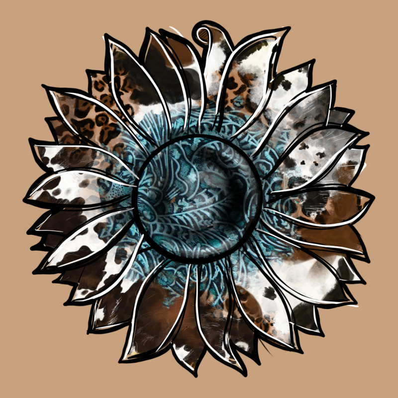 Cowhide Leopard And  Leather Sunflower Vintage Tee by RanaPortraitStore | Teevron