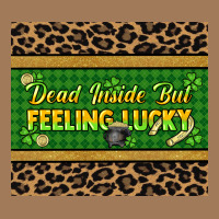Dead Inside But Feeling Lucky 20oz Skinny Tumbler Classic Tee | Teevron