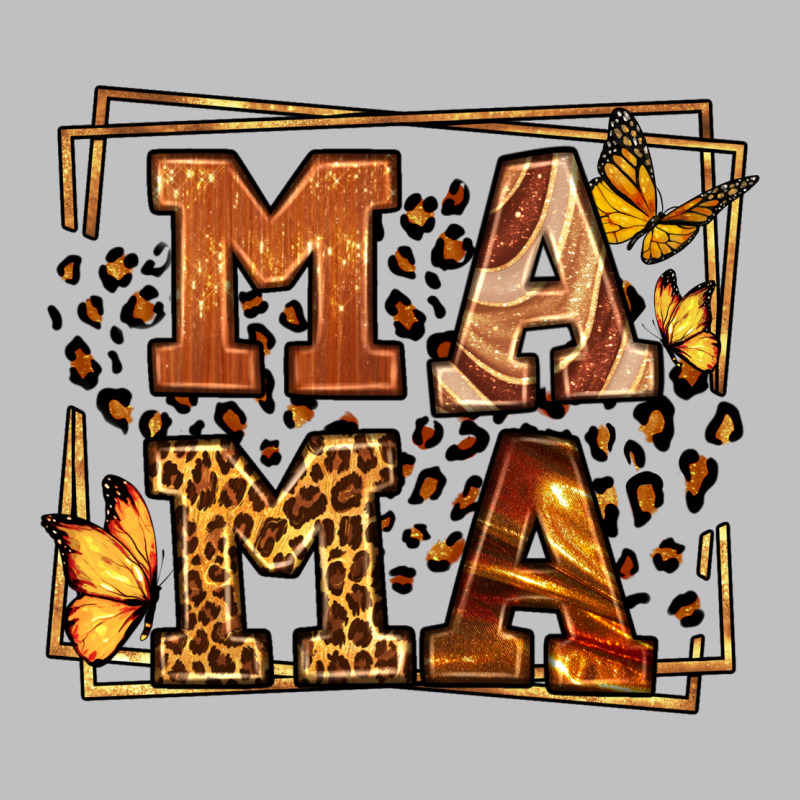 Melanin Leopard Frame Mama Mother's Day Long Sleeve Tee by LillyAllenDesigns | Teevron