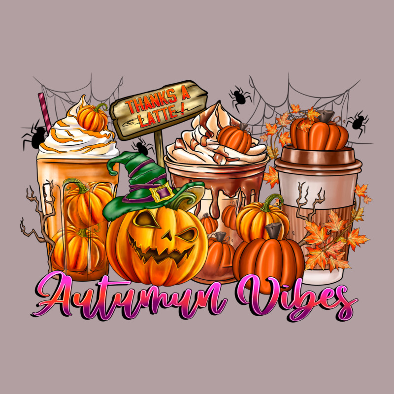 Thanks A Latte Autumn Vibes Vintage Hoodie by CowhideDigitalArt | Teevron