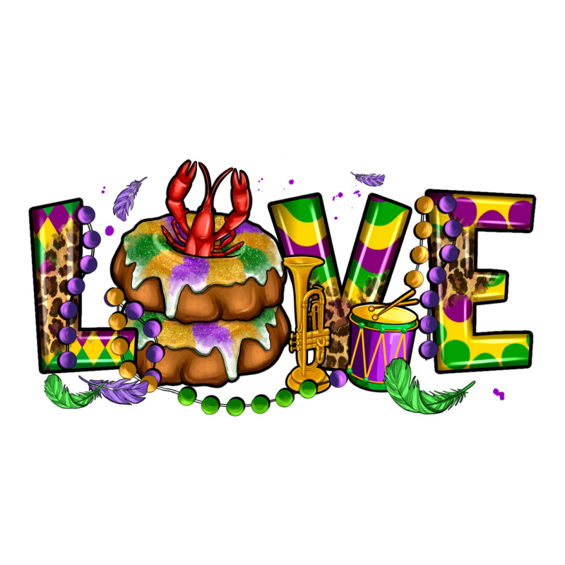 Mardi Gras Love Premium Tee by OliviaCreatesArt | Teevron