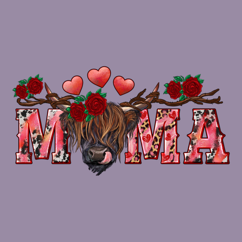 Valentine's Day Mama Black Highland Cow Classic Tee by RanaPortraitStore | Teevron