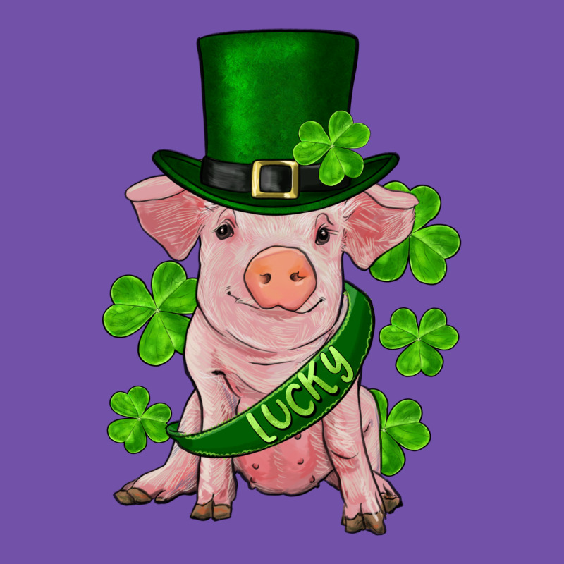 St. Patrick's Day Lucky Baby Pig Premium Sweatshirt by RanaPortraitStore | Teevron