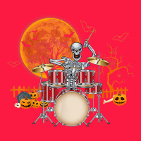 Skeleton Drummer Halloween Costume Playing Drums Mens Boys Zipper Hoodie | Teevron