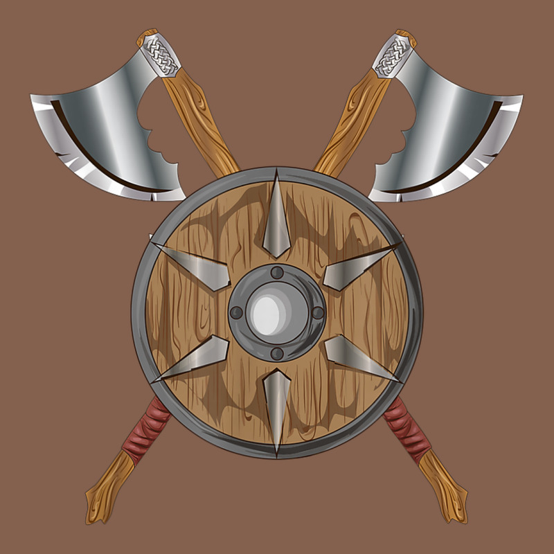 Renaissance Fair Faire Festival Medieval Theme Axe Shield Zipper Hoodie by DesignPulse | Teevron