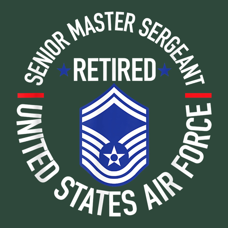 Senior Master Sergeant Retired Air Force Retirement Gifts T Shirt Zipper Hoodie by DesignPulse | Teevron