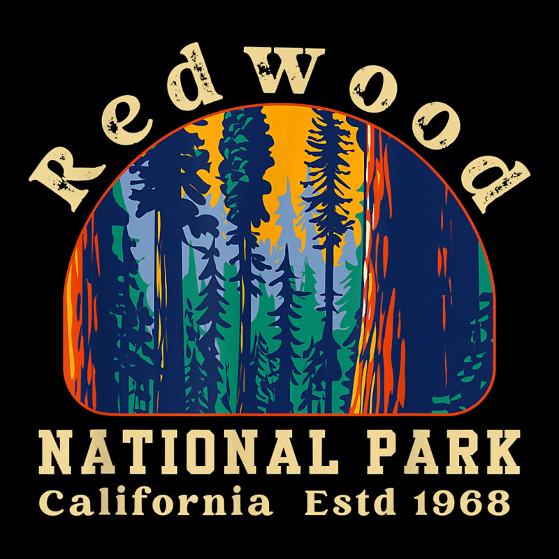 Redwood National Park California Retro Vintage Cam Zipper Hoodie by DesignPulse | Teevron