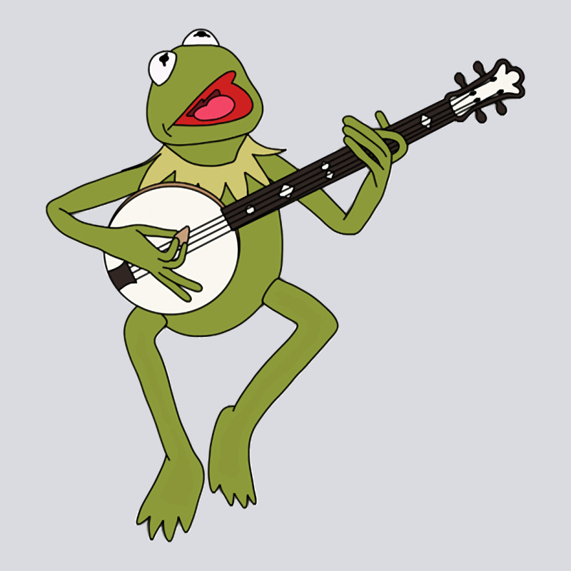 Kermit Playing The Banjo Classic Zipper Hoodie by DesignPulse | Teevron