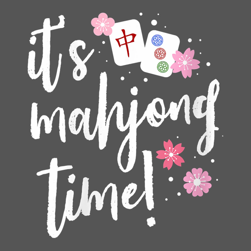 Womens Mahjong Gift For Her Mahjong Player V Neck T Shirt Zipper Hoodie by DesignPulse | Teevron