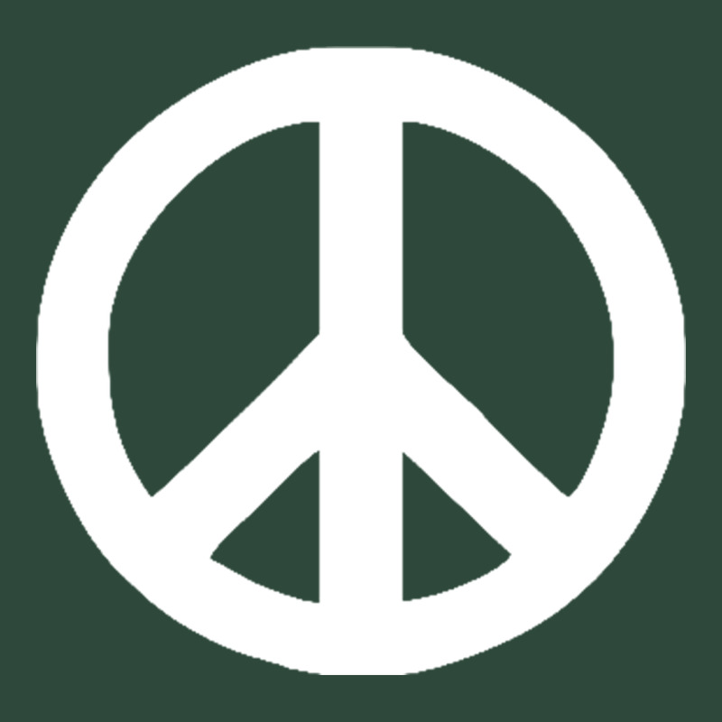 Peace Sign Zipper Hoodie by DesignPulse | Teevron