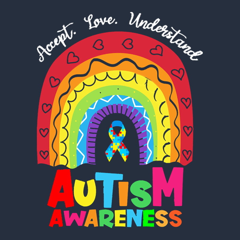 Autism Awareness Month T  Shirt Autism Awareness Rainbow Accept Unders Zipper Hoodie by DesignPulse | Teevron