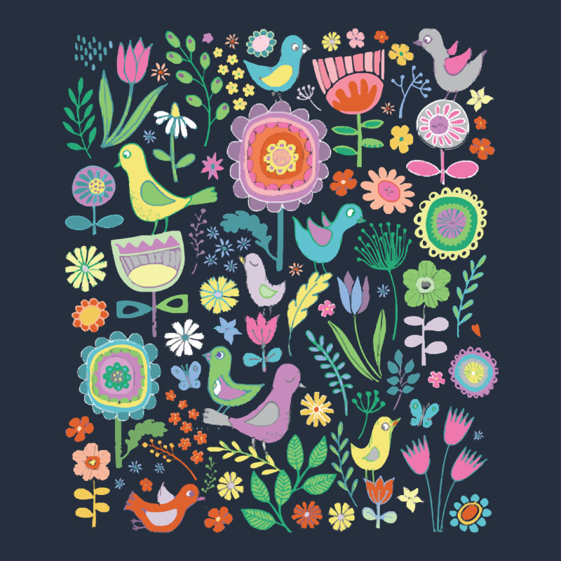 Cute Birds T  Shirt Birds And Blooms   Cute Floral Pattern By Cecca De Zipper Hoodie by DesignPulse | Teevron