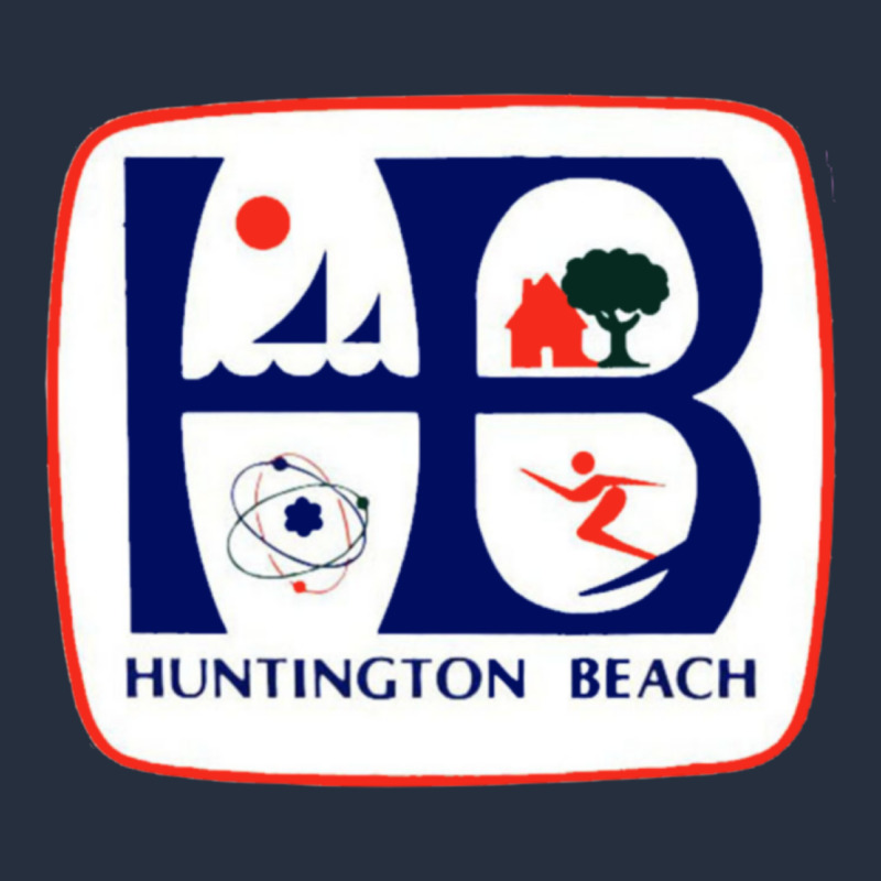 Coat Of Arms Of Huntington Beach Zipper Hoodie by PixelWave | Teevron