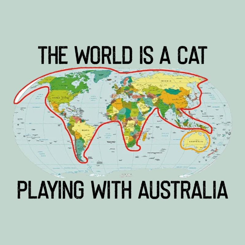 The World Is A Cat Playing With Australia 2020 Shirt Zipper Hoodie by PixelWave | Teevron