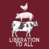 Liberation To All Vegan Vegetarian Food Animal Love Zipper Hoodie | Teevron