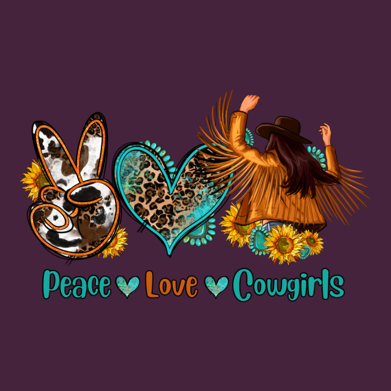 Peace Love Cowgirls Premium Tee by OliviaCreatesArt | Teevron