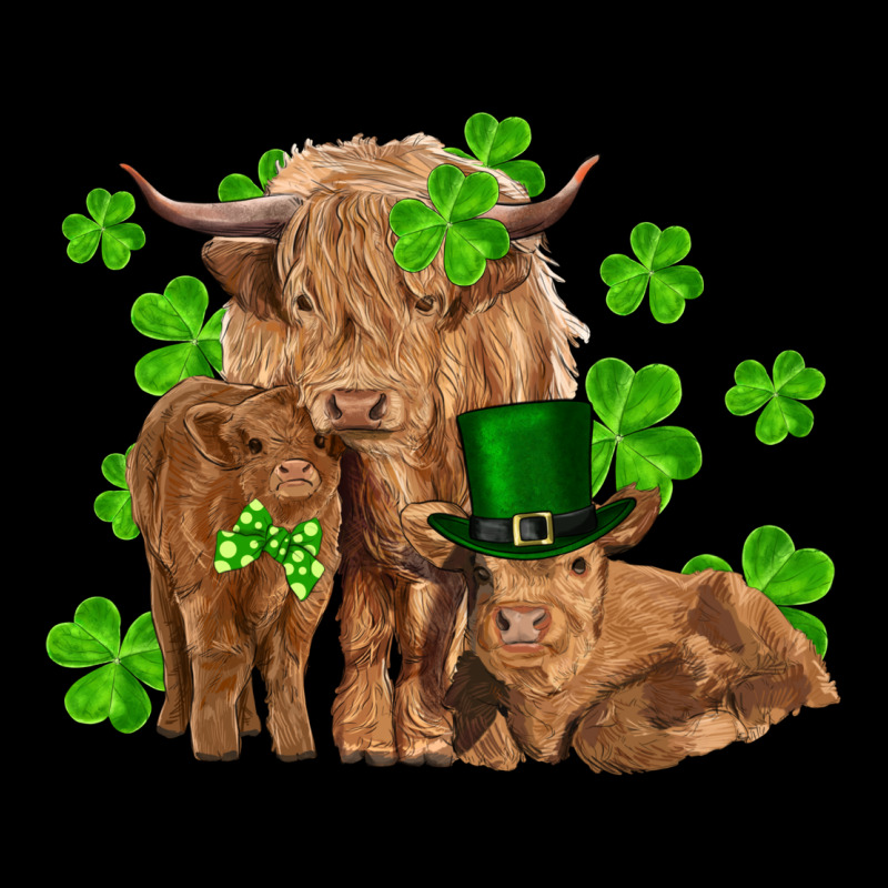 St Patrick's Day Cow Family Premium Sweatshirt by RanaPortraitStore | Teevron