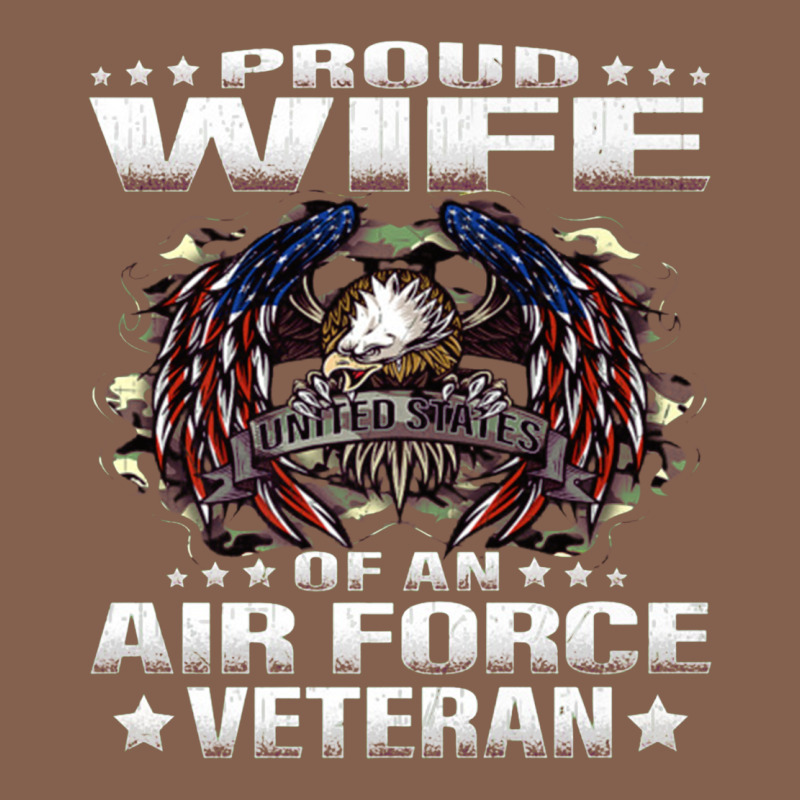 Proud Wife Of An Air Force Veteran Military Vet Spouse Gifts Premium M Zipper Hoodie by Craftify | Teevron