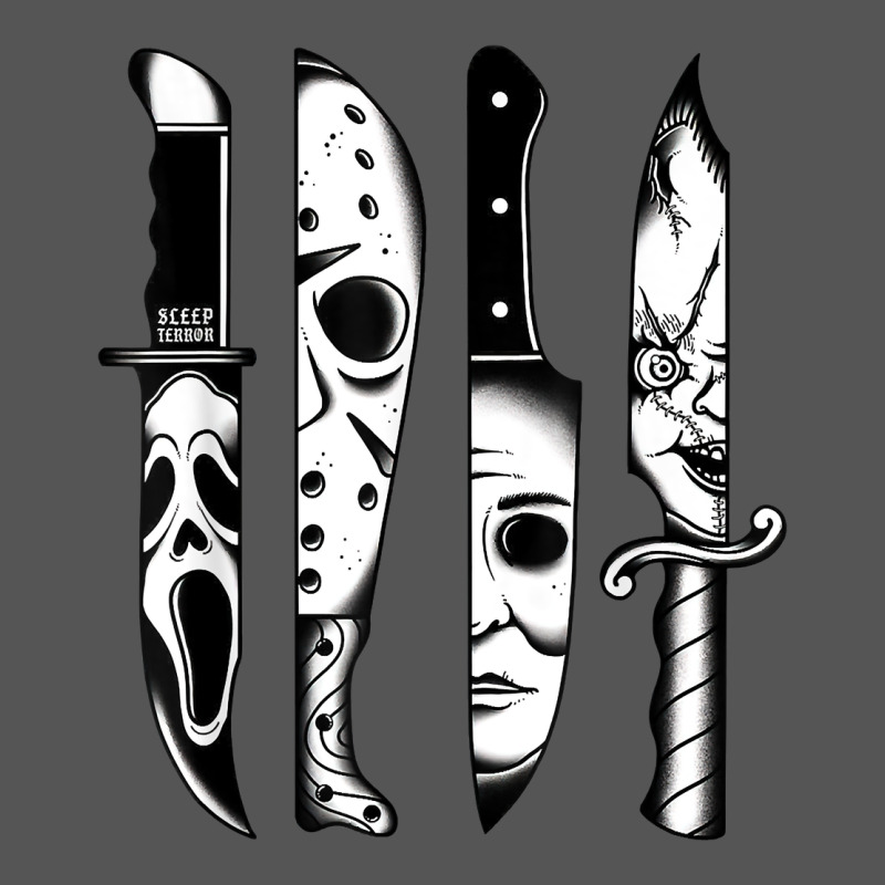 Knives Horror Movie Friday Halloween Horror Goth Evil T Shirt Zipper Hoodie by InspiraDesign | Teevron