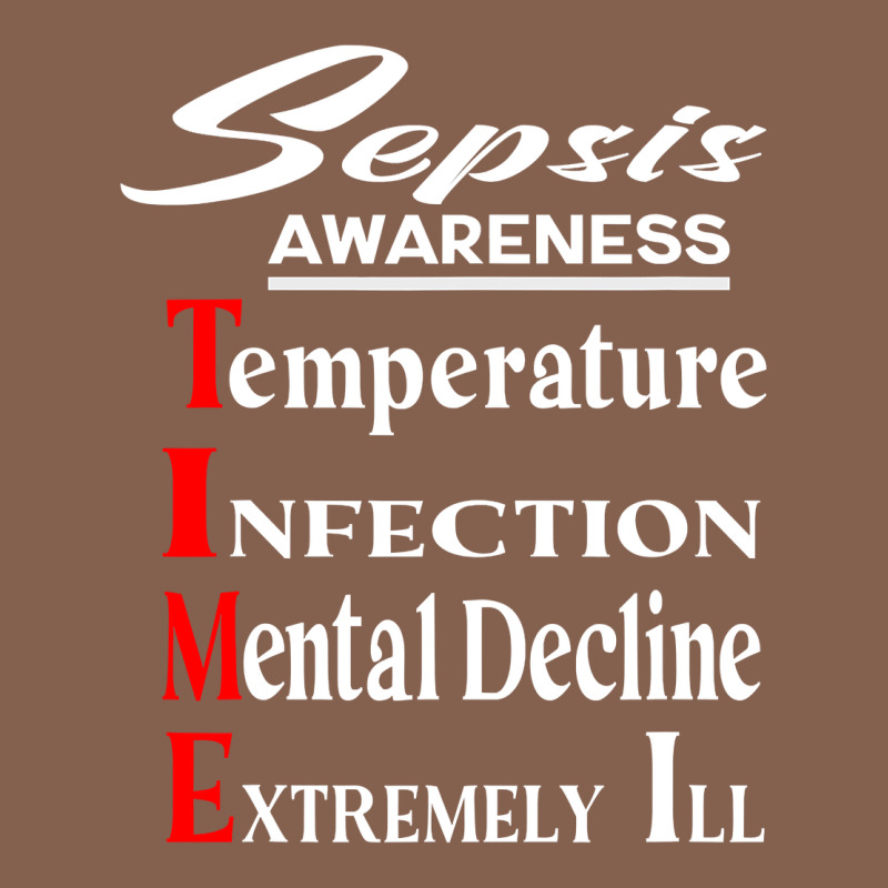 Sepsis Awareness  Know Sepsis Signs  Sepsis Surviv Zipper Hoodie by InspiraDesign | Teevron