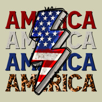 America With Lightning Bold Heavy Core Tee | Teevron