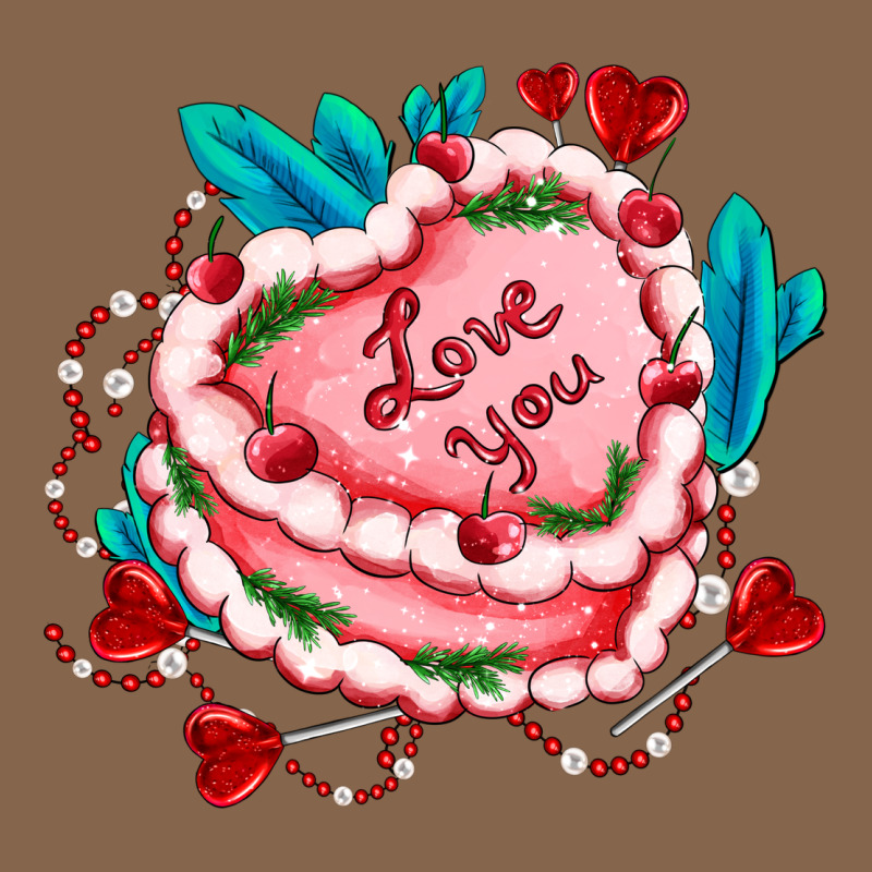 Valentines Day Cakes Olivia Creates Design Premium Tee by OliviaCreatesArt | Teevron
