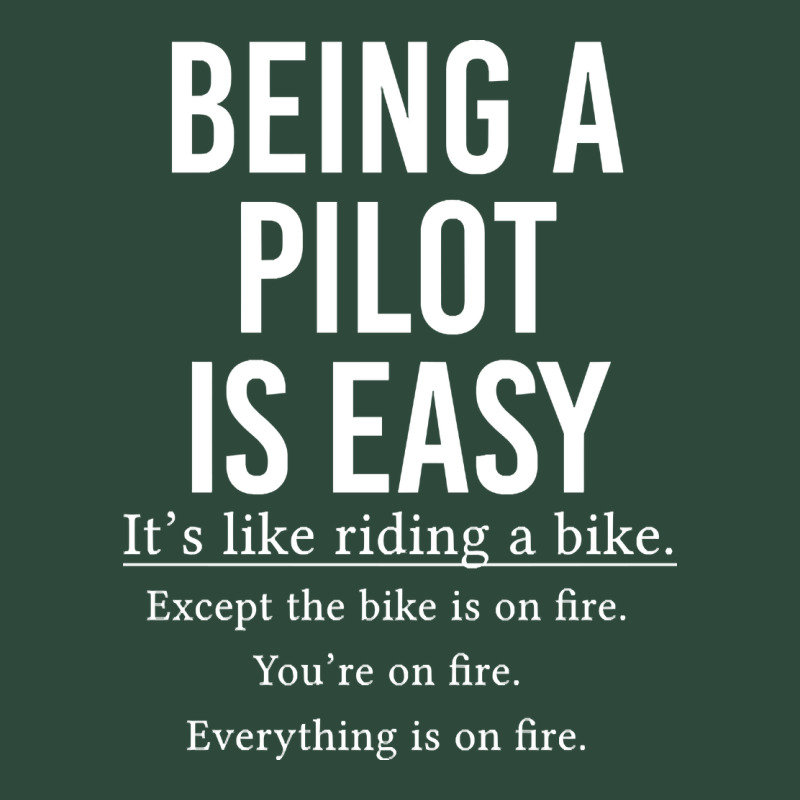 Funny Pilot Gift Being A Pilot Is Easy Zipper Hoodie by ArtChic | Teevron