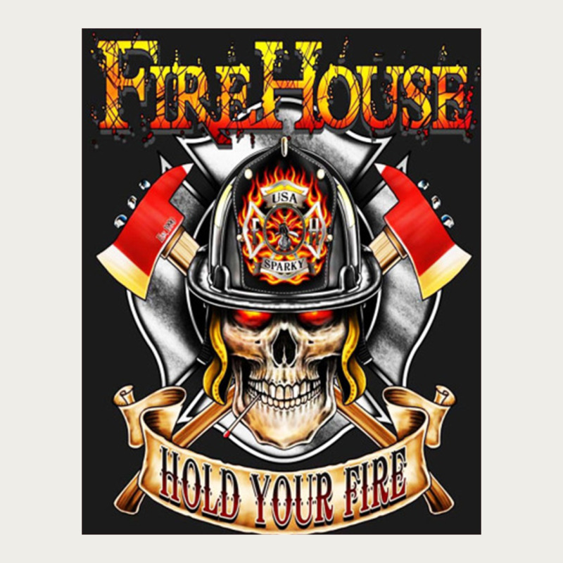 Firehouse Rock Love Zipper Hoodie by ArtChic | Teevron