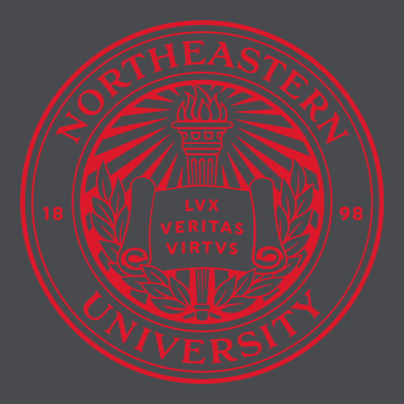 Northeastern University Zipper Hoodie by ArtChic | Teevron